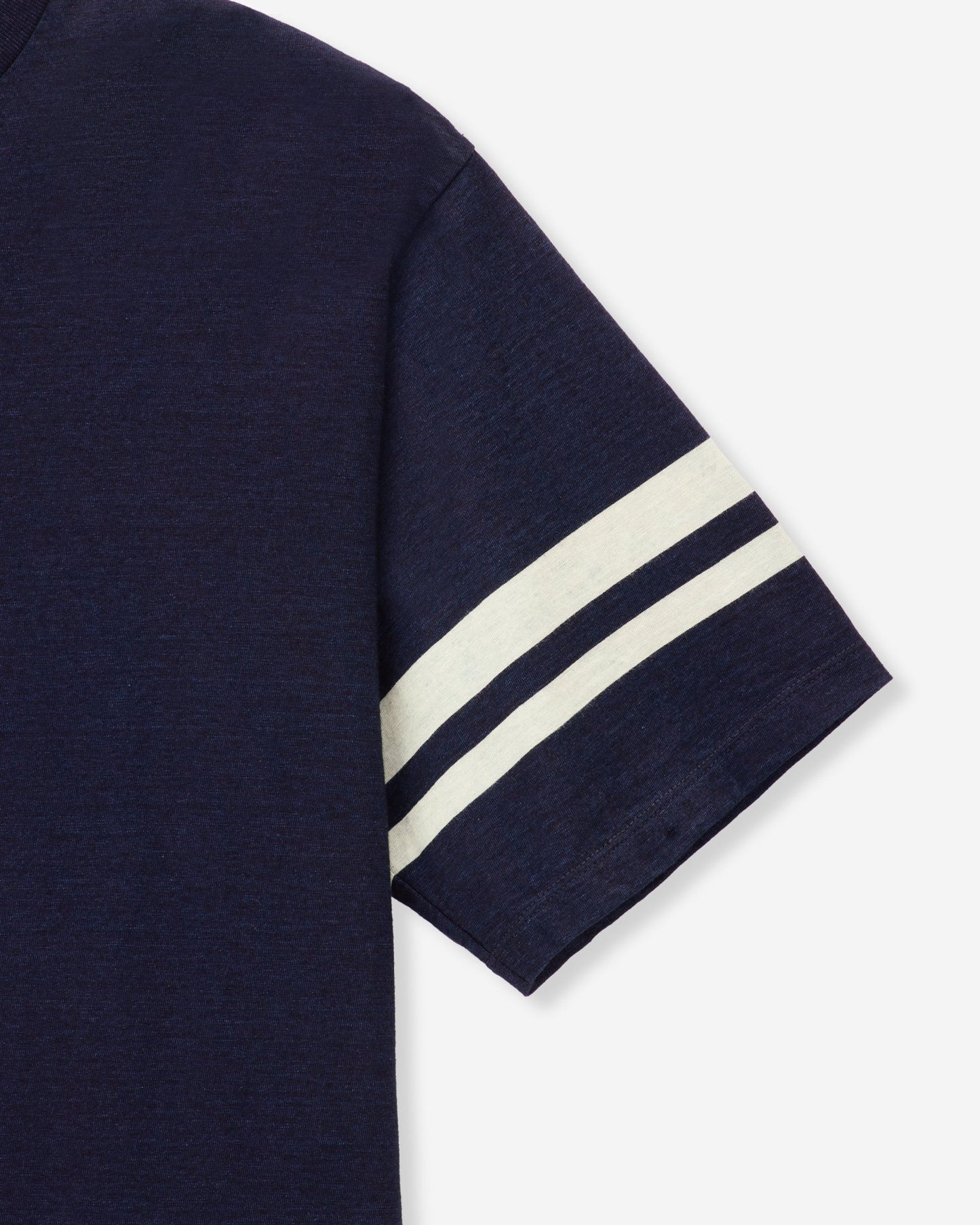 YARN DYED TEE - DISCHARGE PRINT - MOMOTARO JEANS