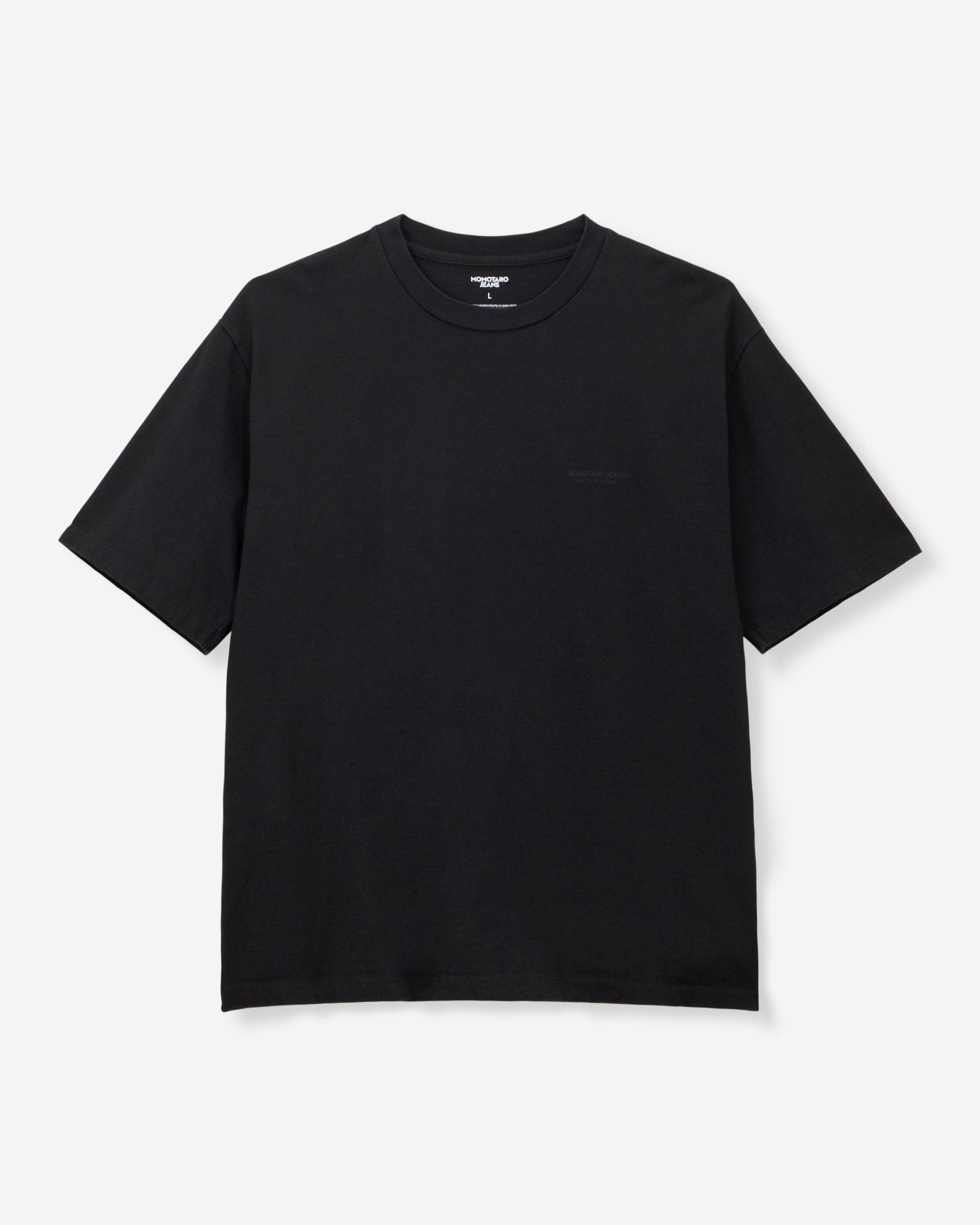 ZIMBABWE COTTON S/S TEE - TOKUNO BLUE - MOMOTARO JEANS